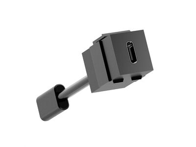 Modul USB 3.2 CF/CF, Keystone, PD 100W 20V5A, čierny