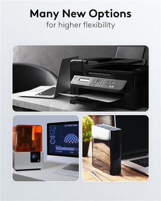 Kábel USB 3.2 Gen 1, A-B M/M 0.25m, 5Gbps, čierny