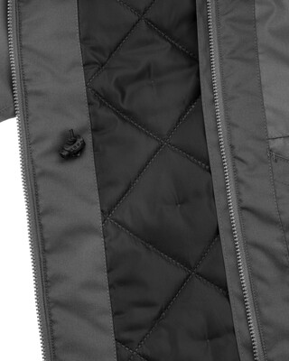 Vetrovka MODERN-THERM s kapucňou, dámska, zateplená, čierna, XXL