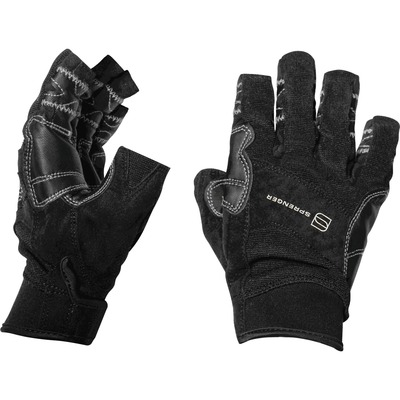 Rukavice FLEXGRIP SPORT, s otvorenými končekmi prstov, HS, čierne, XS