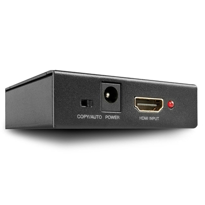 Video distribútor/splitter HDMI 1IN/2OUT UHD 4K (60Hz) 10.2G, čierny