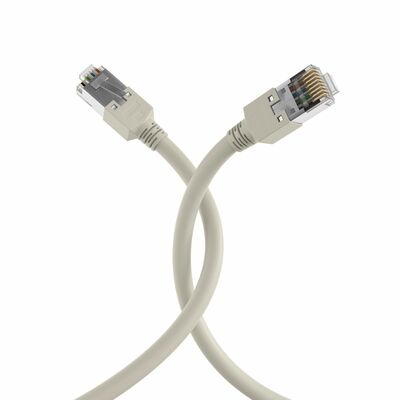 S/FTP Patchkábel LSOH 25m cat.5e, sivý, Cu, Draka UC300 s TM11