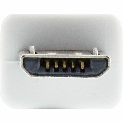 Kábel USB 2.0 A-MICRO-B M/M 1.5m, High Speed, biely
