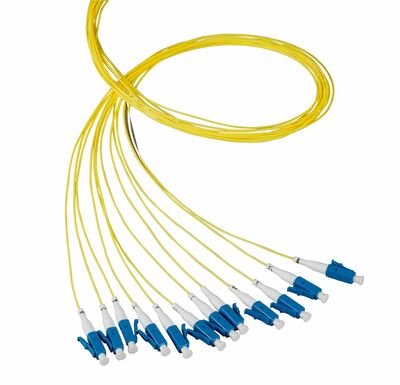 Fiber Pigtail LC, OS2, G657A2, 2m, žltý (12ks/bal)