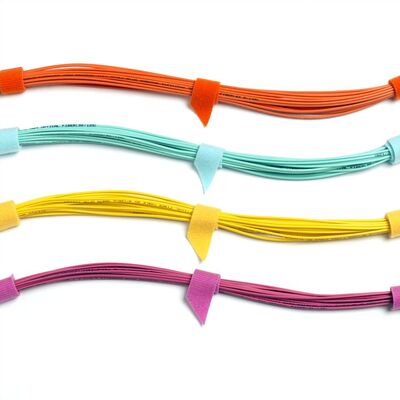 Zväzovacie lanko, suchý zips, 150x20mm, 100ks/bal, čierne, VELCRO® ONE-WRAP®
