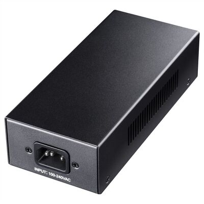 PoE+ Injector, Gigabit, 1port, 90W, 802.3af/at, čierny, CUDY