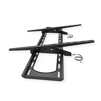 Držiak pre TV 60-120" na stenu, max 120kg, s náklonom +-10°, VESA do 900x600, čierny