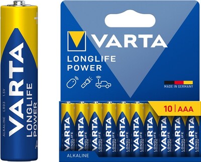 Batéria VARTA Longlife Alkalická AAA (10ks) 1.5V (LR03) 10BL