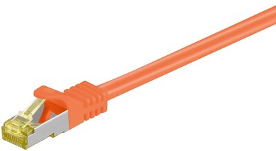 S/FTP (PiMF) Patchkábel LSOH 30m cat.7, oranžový, Cu