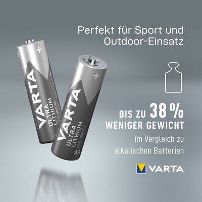Batéria VARTA Ultra Lítiová AA (2ks) 1.5V (FR6 6106) 2BL