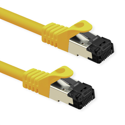 S/FTP (PiMF) Patchkábel LSOH 2m cat.8.1, žltý, Cu, 40GBit/s, 2000MHz