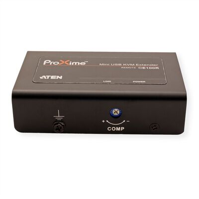 Predĺženie KVM cez TP na 100m, VGA, USB