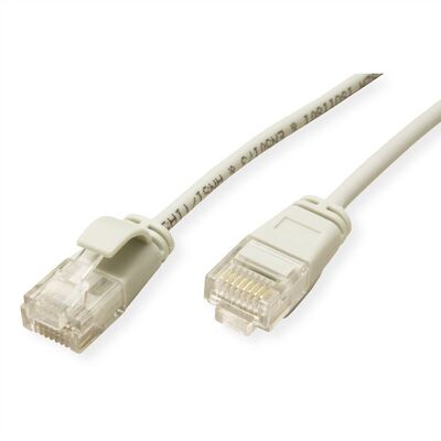 UTP Patchkábel LSOH 3m cat.6a, sivý, slim, Cu, Flex Cable, Component Level