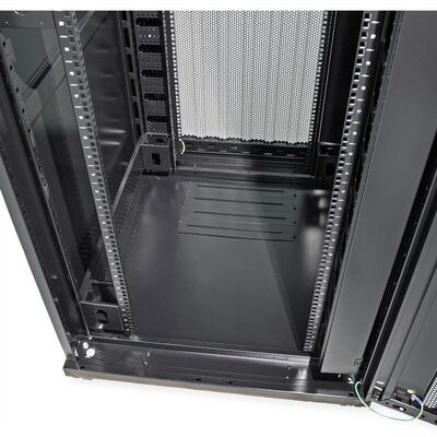 19" Rack na podlahu 42U, čierny, 2000x800x1000 mm (HxWxD)