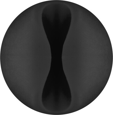 Káblový organizér, samolepiacia príchytka, ⌀7.8mm, 5ks/bal, čierny