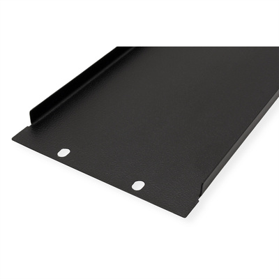 19" záslepka 3U, kovová, čierna RAL9005