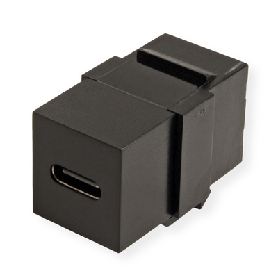 Modul USB 3.1 CF/CF, Keystone, čierny, 5Gbit/s