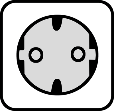 Kábel sieťový 230V, vidlica (CEE7/7) lomená - C13, 1.8m, 0.75mm², 10A, čierny