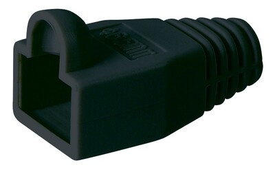 Krytka na konektor RJ45, čierna