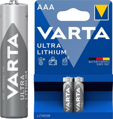 Batéria VARTA Ultra Lítiová AAA (2ks) 1.5V (FR03 6103) 2BL