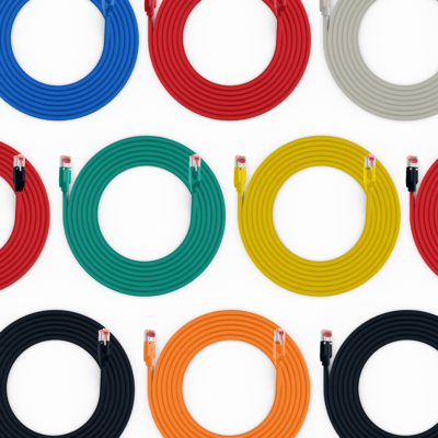 S/FTP (PiMF) Patchkábel LSOH 1.5m cat.6a, žltý, Cu UC900 s TM21