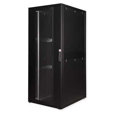 19" Rack na podlahu 42U, 1970x800x1000mm (HxWxD), PRO, čierny