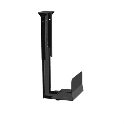 Držiak PC pod dosku stola, max 30kg pre PC široké: 134-234mm, výška 390-540mm, čierny