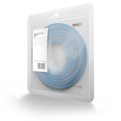 UTP Patchkábel 0.3m cat.6, modrý, CCA