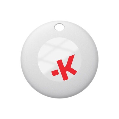 Tracker eTag, kompatibilný s Apple's Find My, biely