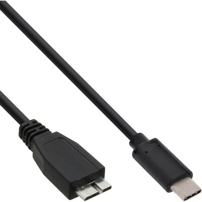 Kábel USB 3.2 Gen 2x1, Typ C CM/MICRO-B(3.0) 2m, 10Gbps, PD 60w 20V3A, čierny