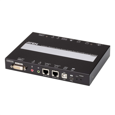 KVM switch/prepínač cez IP, DVI, RJ45, USB, 1920x1200