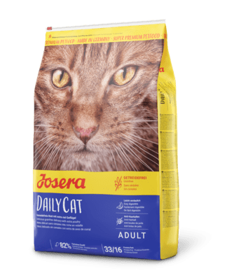 Krmivo pre mačky JOSERA DAILYCAT 33/2.2, bez obilia, pre dospelé mačky, 2kg