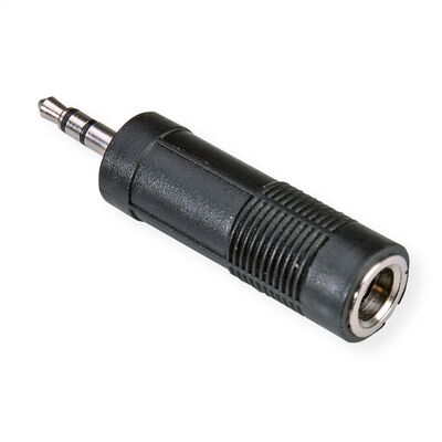 Adaptér 3.5mm stereo/6.35mm stereo M/F