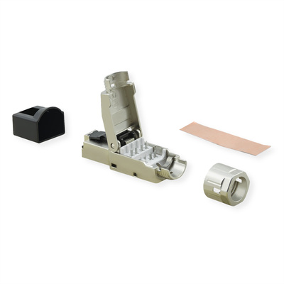 Konektor 8/8 RJ45 cat.8.1, tienený, 40Gbit, 2000Mhz, na drôt, montáž bez klieští AWG 22-26