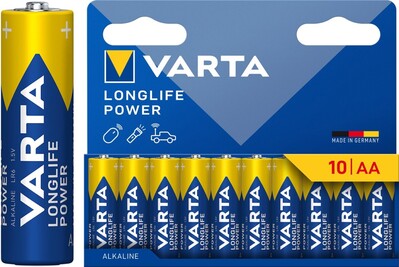 Batéria VARTA Longlife Alkalická AA (10ks) 1.5V (LR6) 10BL