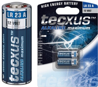 Batéria Tecxus Alkalická LR23 (2ks) 12V 50mAh (4223, V23GA) 2BL
