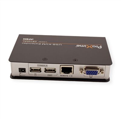 Predĺženie KVM cez TP do 150m, VGA, USB, RS-232, Dual Remote (lokálne ovládanie/monitor)