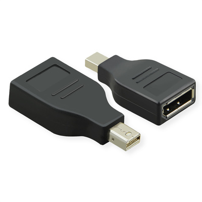 Adaptér mini DisplayPort na DisplayPort M/F, dongle, čierny