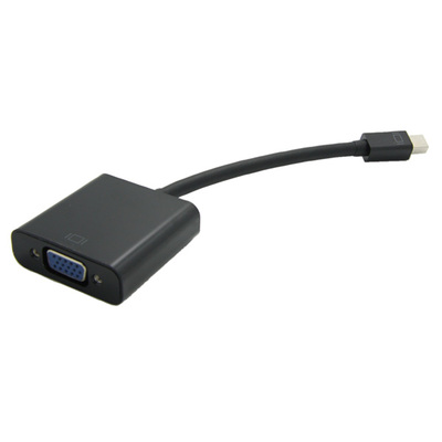 Adaptér mini DisplayPort na VGA M/F, 15cm čierny, DP. ver. 1.1