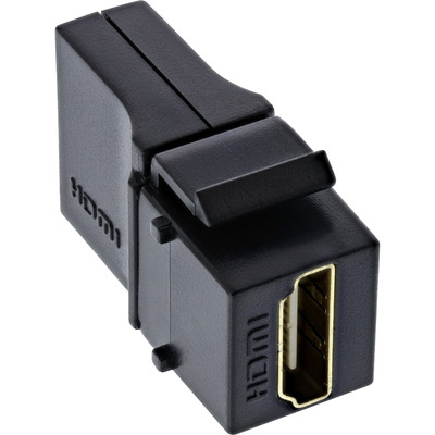 Modul HDMI Keystone F/F 90° čierny