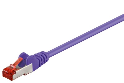 S/FTP (PiMF) Patchkábel LSOH 3m cat.6, fialový, Cu