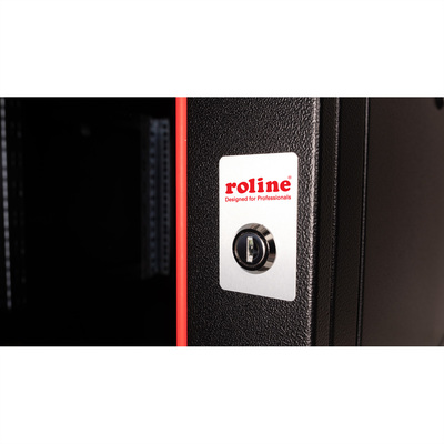 19" Rack na stenu 7U, čierny, 418x600x600mm (HxWxD), RAL9005, PRO, odnímateľné bočnice