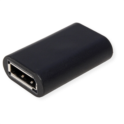 Adaptér/spojka DisplayPort F/F, DP v1.2, 4K@60Hz, čierny