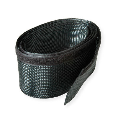 Káblový organizér Kábel Fix, suchý zips, 2.5m, ⌀ do 25mm, čierny