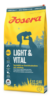 Krmivo JOSERA LIGHT & VITAL 29/7, pre dospelých psov s nižšou energetickou potrebou, 12.5kg