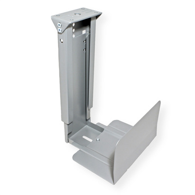 Držiak PC pod dosku stola, max 30kg pre PC široké: 134-234mm, výška 390-540mm, sivý