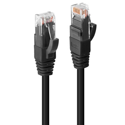 UTP Patchkábel LSOH 0.5m cat.6, čierny, Cu