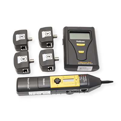 Tester siete LAN, Multi-Network, s LCD displayom, RJ45, so sledovacou sondou (LANsmart Pro), HOBBES