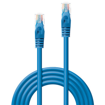 UTP Patchkábel 10m cat.6, modrý, CCA