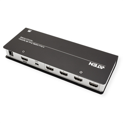 Video distribútor/splitter HDMI 1IN/4OUT UHD 4K@30Hz, čierny